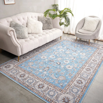 Lochas Vintage Floral Soft Accent Area Large Rug
