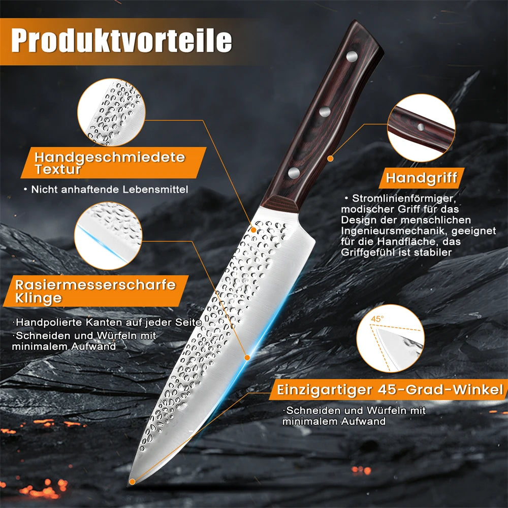 8pcs Chef Knife Kitchen Knives Set