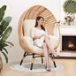 Oversized Wicker Egg Chair Outdoor Indoor Rattan Chair