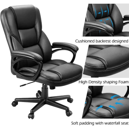 Executive Chair High Back Adjustable Managerial Home Chair