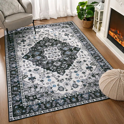 Soft Boho Persian Rug Large Size Vintage Rug