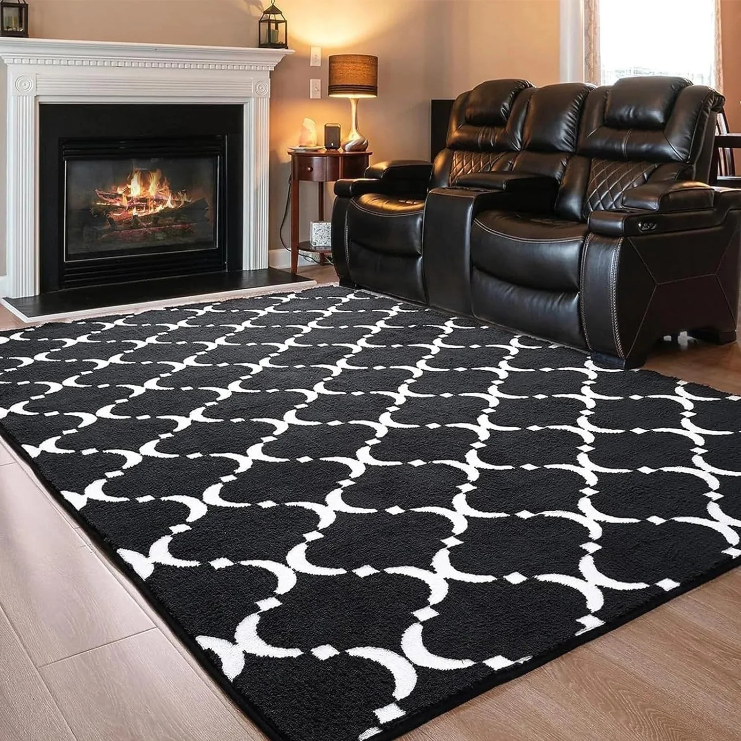 Large Shag Area Memory Foam Living Room Rug 6'x9'