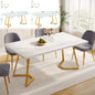 Tribesigns 63" Rectangular Dining Table for 4 to 6 Kitchen Table