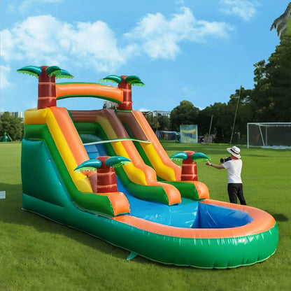 PVC Inflatable Bounce House for Kids, with Blower