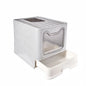 Convenient Foldable Litter Box: Drawer Design with Scooper