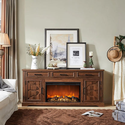 Farmhouse TV Stand for Up to 80" TV