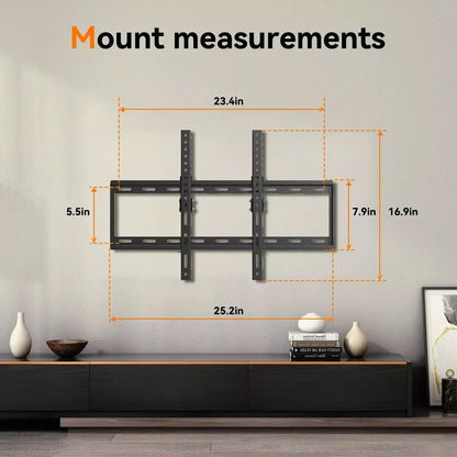 Fixed TV Wall Mount Holder Adjustable TV Bracket 32-70"