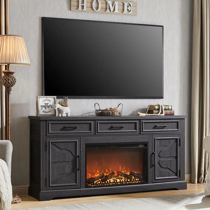 Farmhouse TV Stand for Up to 80" TV