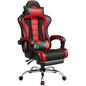 Office Chair w/Massage Lumbar Support & Footrest Height  Adjustable