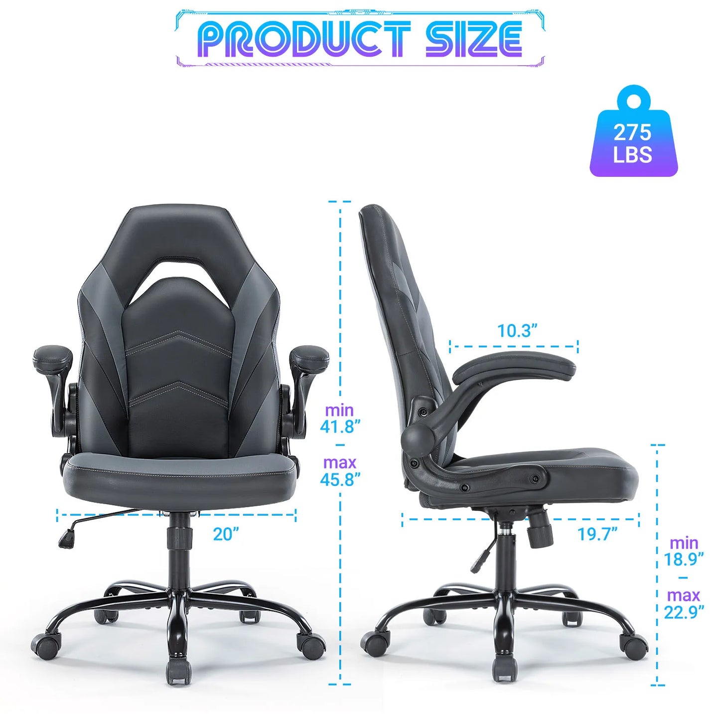 JHK Ergonomic Office and Home Gaming Desk Chair