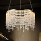 16" Luxury Crystal Led Chandelier - Dimmable - Adjustable Height