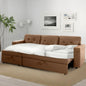 Sleeper Sectional Sofa with Convertible Sofa Bed, Chaise.