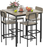 Kitchen Table and 4 Chairs, Dining Table Set