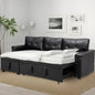 Sleeper Sectional Sofa with Convertible Sofa Bed, Chaise.