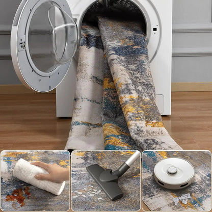 Area Rugs for Living Room, Machine Washable