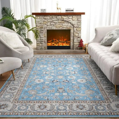 Lochas Vintage Floral Soft Accent Area Large Rug