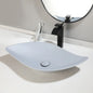 KEMAIDI Bathroom Basin Sink Set Blue Vessel Sink Faucet Combo