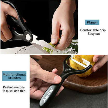 Kitchen Knives Stainless Steel Forged Chef Knife Set