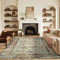 Area Vintage Rug, Machine Washable, Non-Slip Carpet