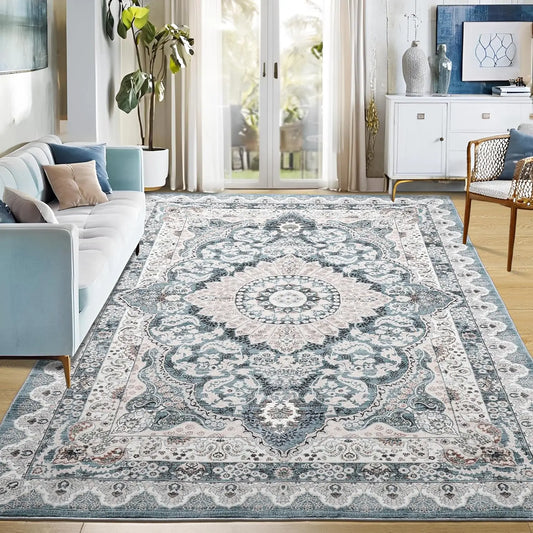 Area Rugs for Living Room, Machine Washable, Carpet