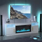 TV Stand with Fireplace - 70 Inch Modern Entertainment Center