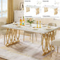 Tribesigns 63" Rectangular Dining Table for 4 to 6 Kitchen Table