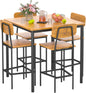 Kitchen Table and 4 Chairs, Dining Table Set