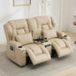 65.5" RV Loveseat Recliner Double Recliner RV Sofa & Console