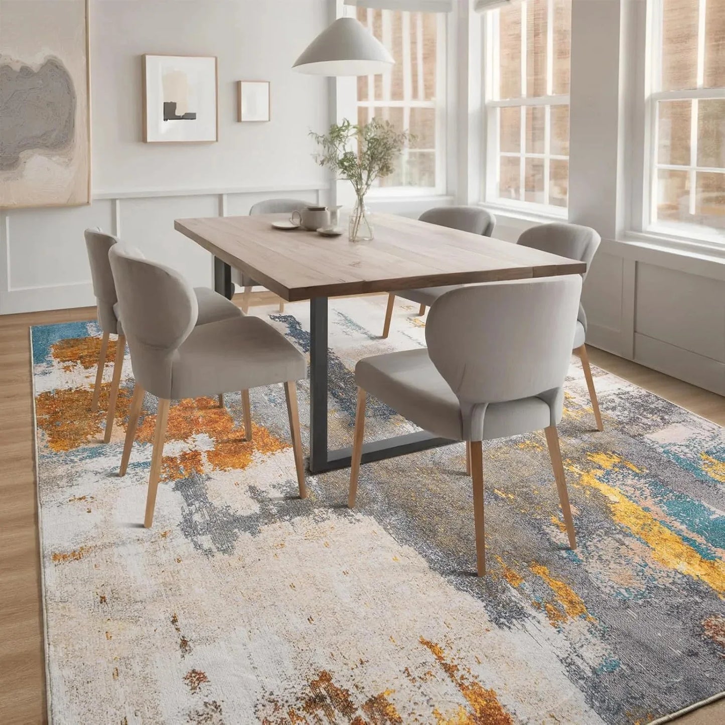 Area Rugs for Living Room, Machine Washable