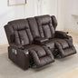 65.5" RV Loveseat Recliner Double Recliner RV Sofa & Console