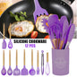 12pcs Silicone Kitchenware Cooking Utensils Set Non Stick