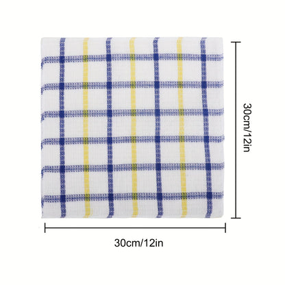 12pcs Cloths, Soft Absorbent Cleaning Towel, Reusable & Durable, 35cm/13in