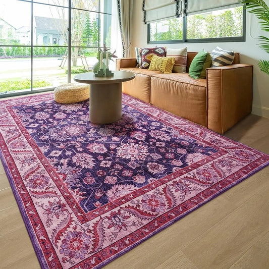 New Vintage Floral Soft Accent Large Area Rug