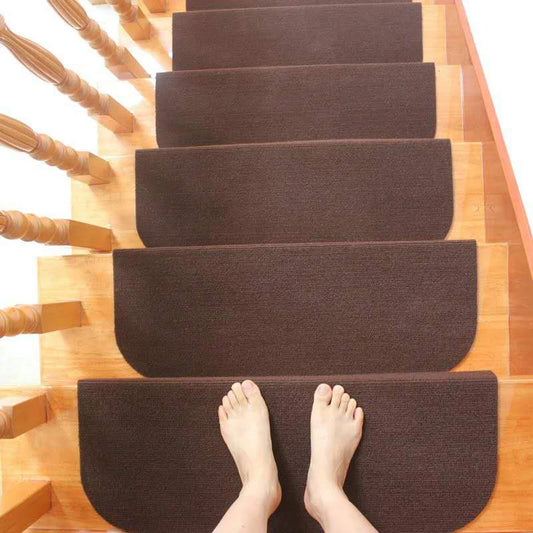 13 PCS Stair Treads Non-Slip Carpet Stair Rugs