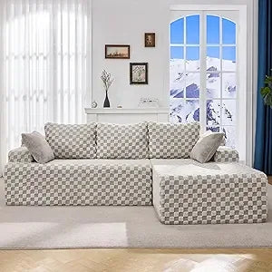 Modular Sectional L-Shape Couch 3 Seat Modular Sofa