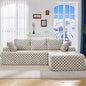 Modular Sectional L-Shape Couch 3 Seat Modular Sofa