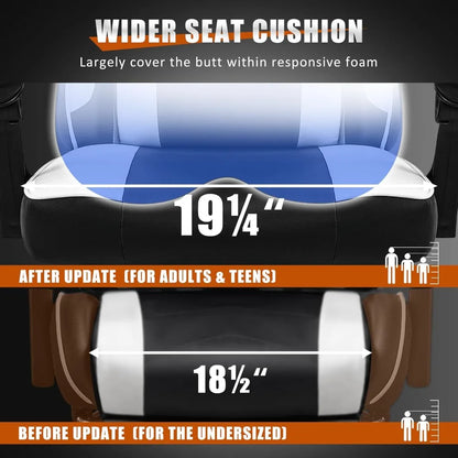 Gaming Chair with Footrest, Reclining Video Game Chairs