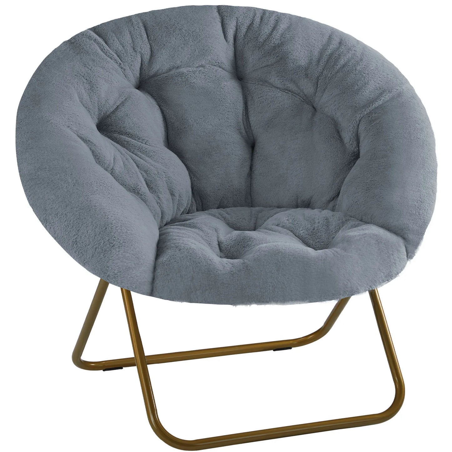 Cozy Saucer Chairs Faux Fur Thick Padded Seat