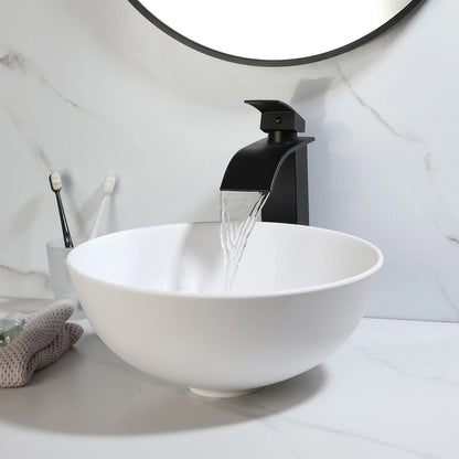 KEMAIDI Bathroom Basin Sink Set Blue Vessel Sink Faucet Combo