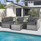 Patio Furniture Set, Wicker Outdoor Sectional Sofa